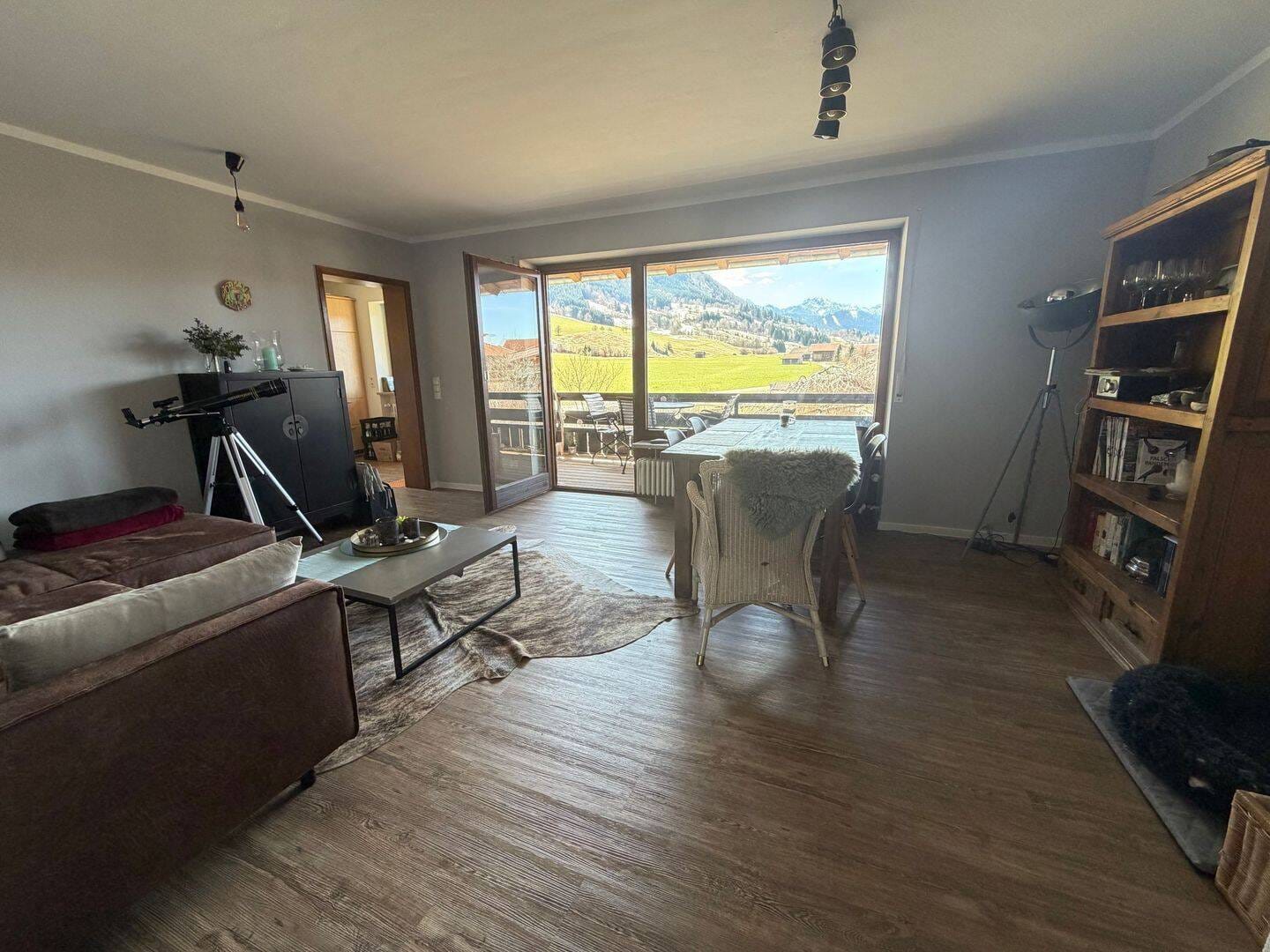 Immobilie in Halblech - Ruhe genießen, Weitblick erleben - Wohnung in traumhafter Ortsrandlage - Bild 1
