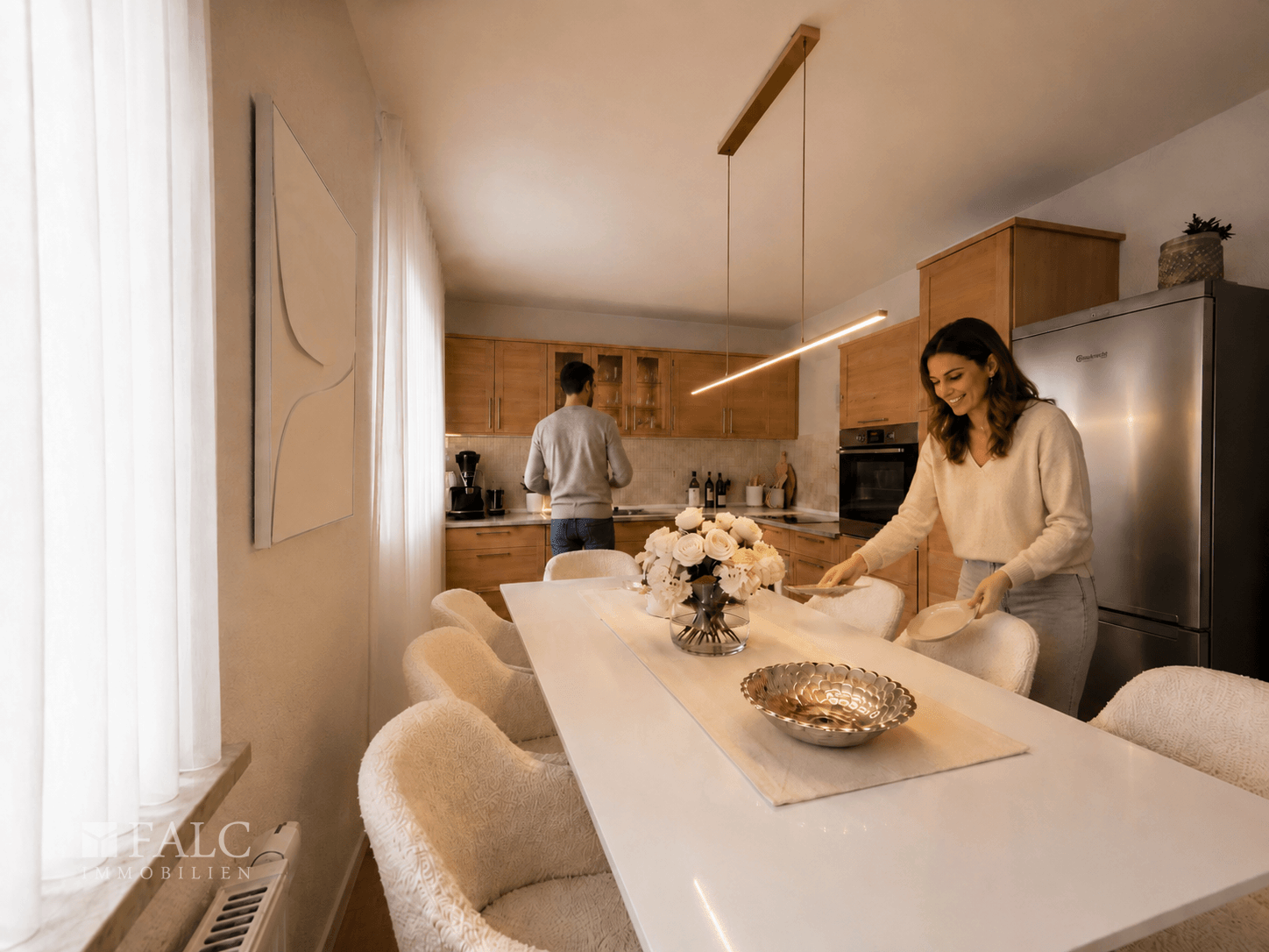 Immobilie in Adelzhausen - Zweifamilienhaus am Hang: 2x4 Zimmer + viel Extra Platz im Grünen - Bild 3