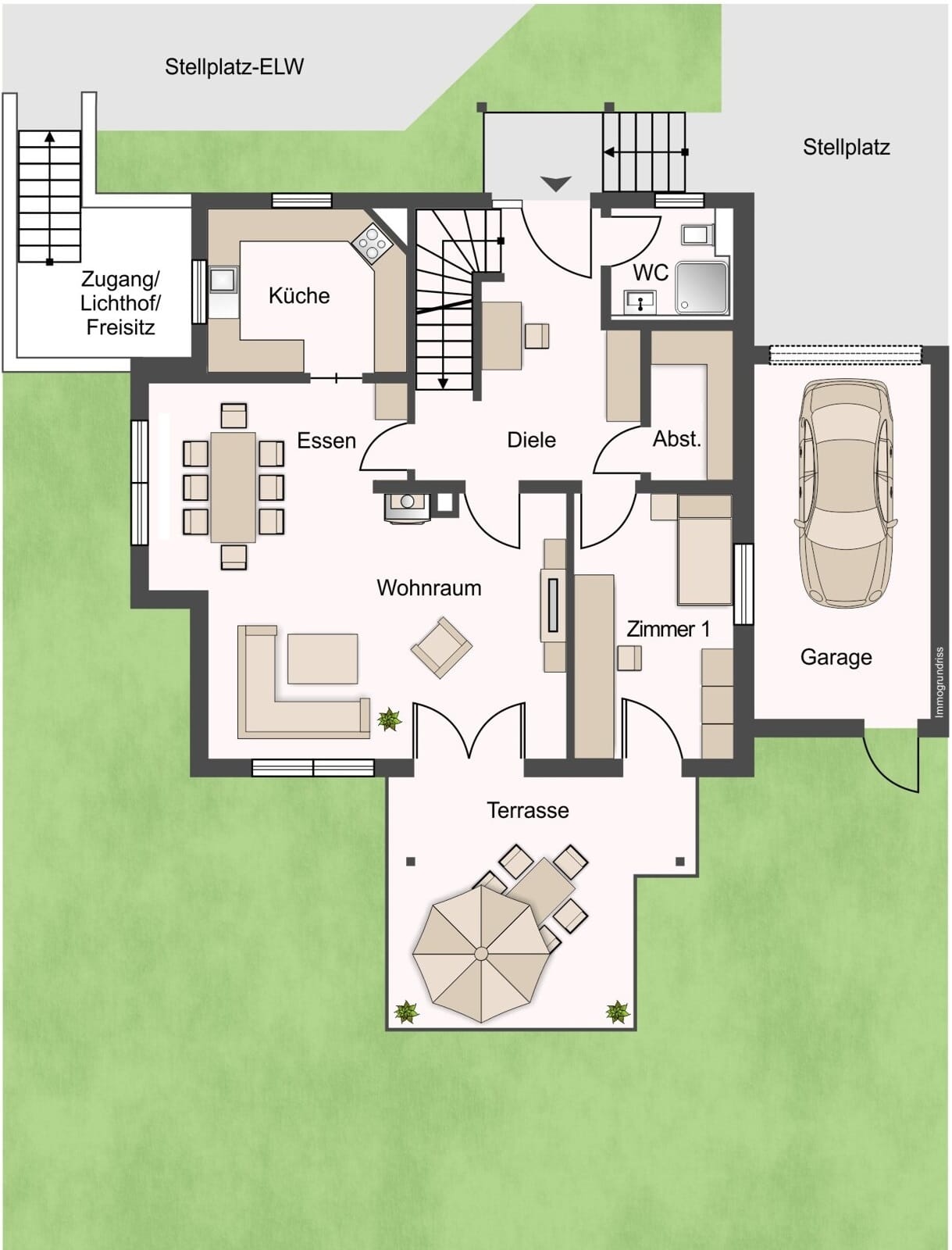Immobilie in Abstatt - Einfamilienhaus mit Einliegerwohnung, Wärmepumpe, PV & stabilen Mieteinnahmen - Bild 2