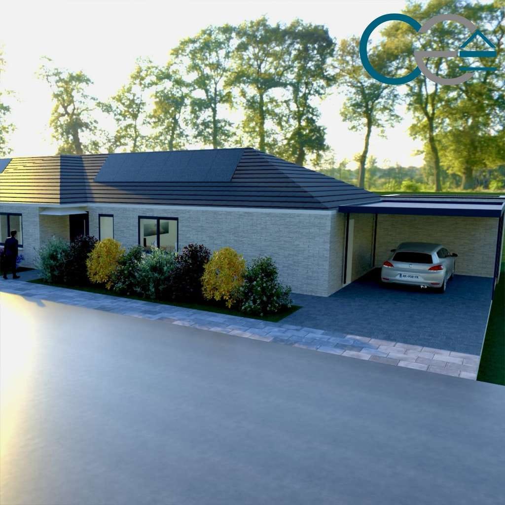 Immobilie in Landesbergen - Exklusiver Neubau – Moderne Doppelhaushälfte in Landesbergen / Bungalowcharakter! - Bild 0