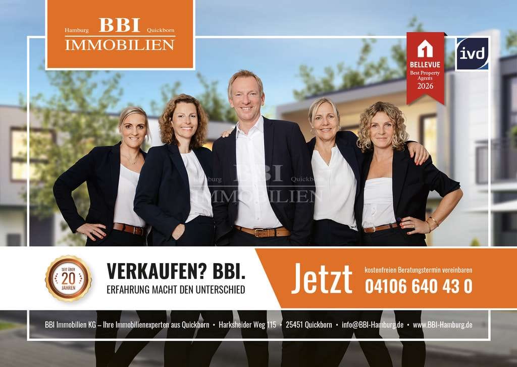 Immobilie in Henstedt-Ulzburg - Attraktives Zuhause mit Einliegerwohnung und sonnigem Grundstück - Bild 1