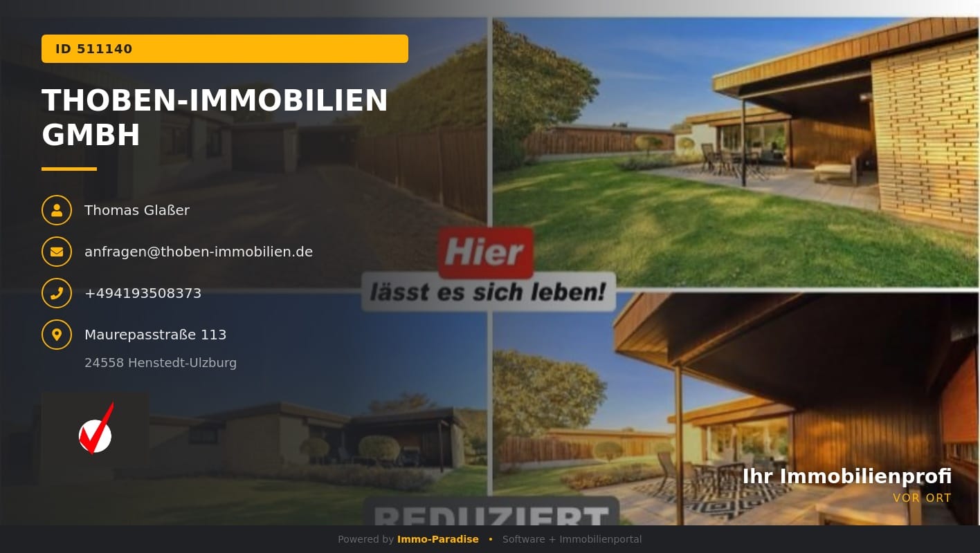 Immobilie in Alveslohe - FRÜHLINGSANGEBOT *** BUNGALOW *** Wohnen / Leben auf einer Ebene ! - Bild 0