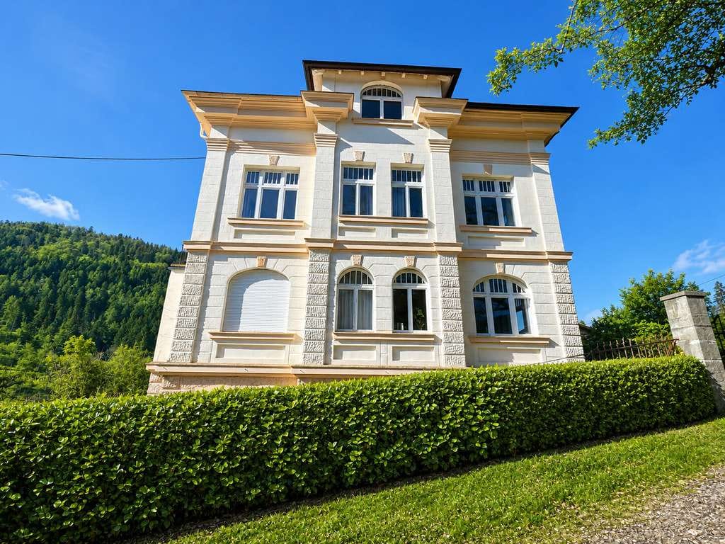 Immobilie in Höfen an der Enz - Repräsentative Kulturvilla  – Traumlage mit spektakulärem Ausblick - Bild 1
