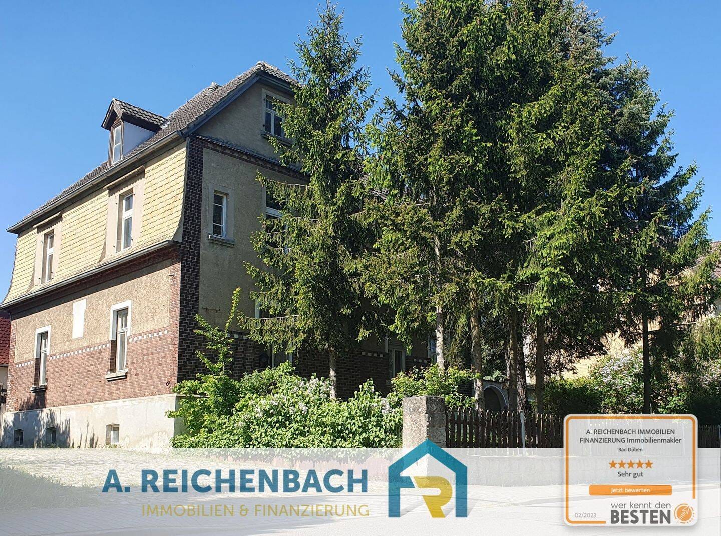 Immobilie in Bad Schmiedeberg - Sanierungsbedürftige Villa mit zwei bestehenden Wohneinheiten in ruhiger Lage von Bad Schmiedeberg zu verkaufen! - Bild 0