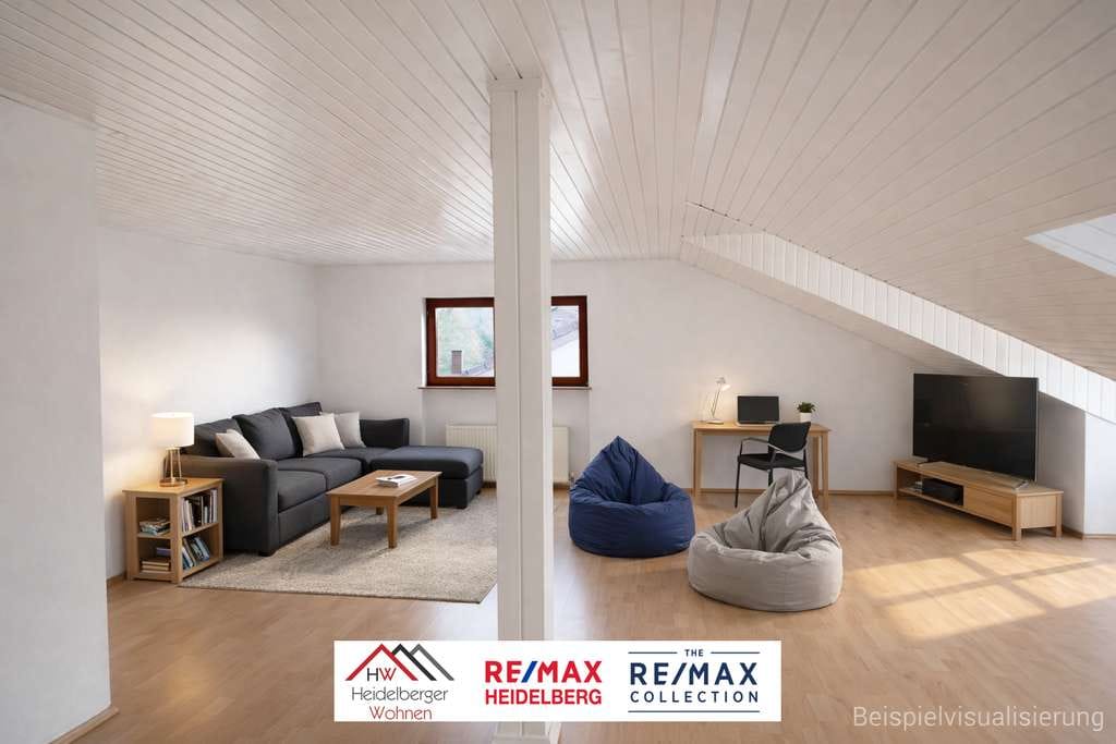 Immobilie in Heidelberg - BIETERVERFAHREN: Panoramablick ins Neckartal – großzügige Dachgeschoss-Wohnung mit Dachterrasse - Bild 0