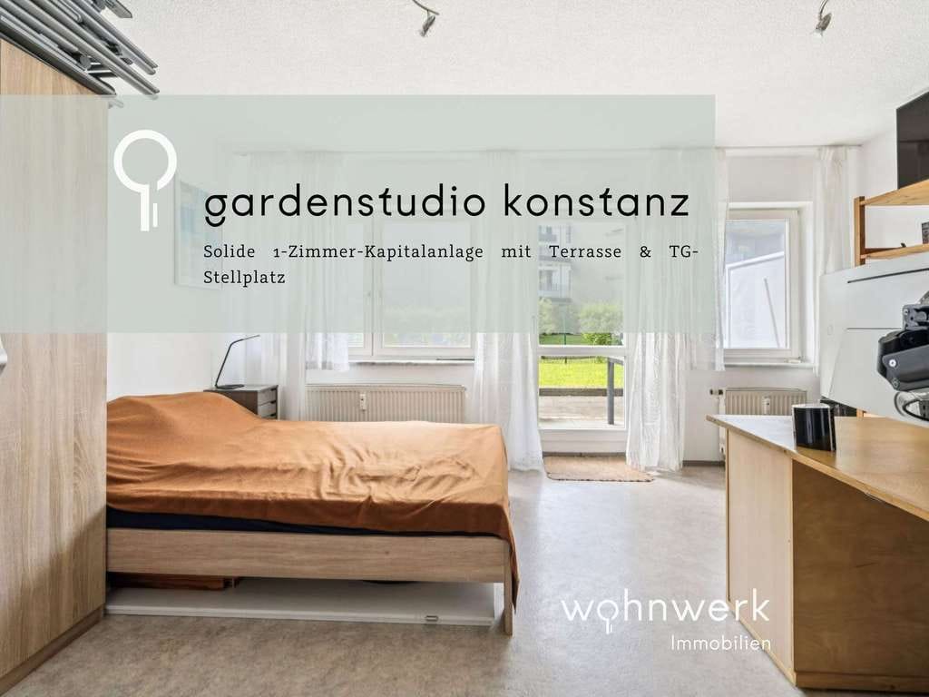 Immobilie in Konstanz - GardenStudio Konstanz – solide 1-Zimmer-Kapitalanlage mit Terrasse & TG-Stellplatz - Bild 0