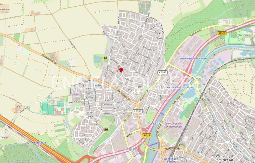 Immobilie in Köngen - Helle 3-Zimmer-Wohnung mit zwei Balkonen in Köngen - Bild 2