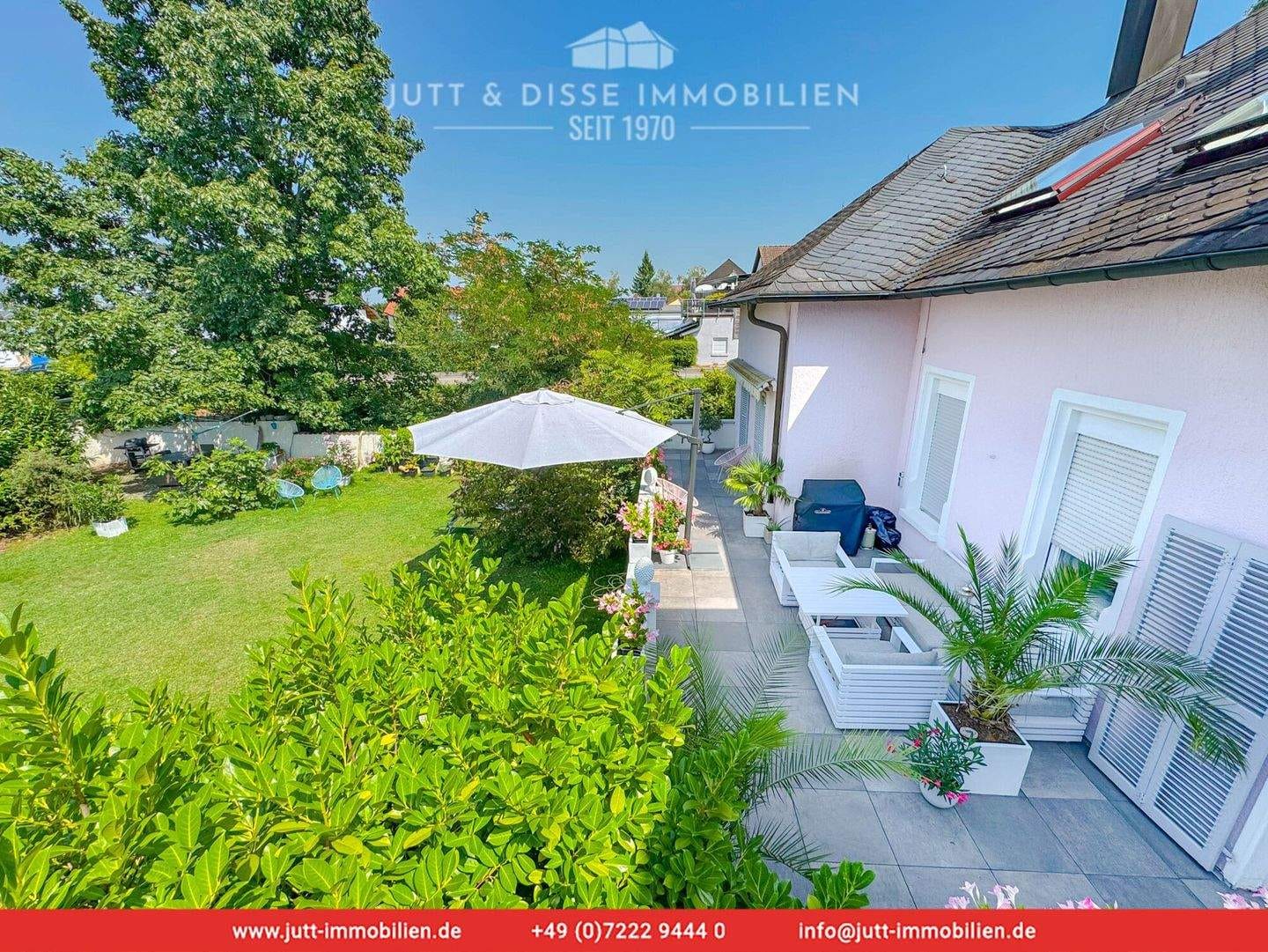 Immobilie in Kuppenheim - Villa mit sonnigem Grundstück in Kuppenheim/ nutzbar als 1-2 Familienhaus mit Büro o. Einliegerwhg. - Bild 4