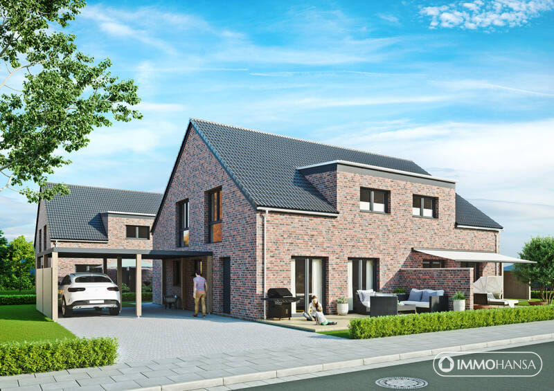 Immobilie in Artlenburg - Exklusive Neubau-Doppelhaushälfte in Artlenburg - Bild 0