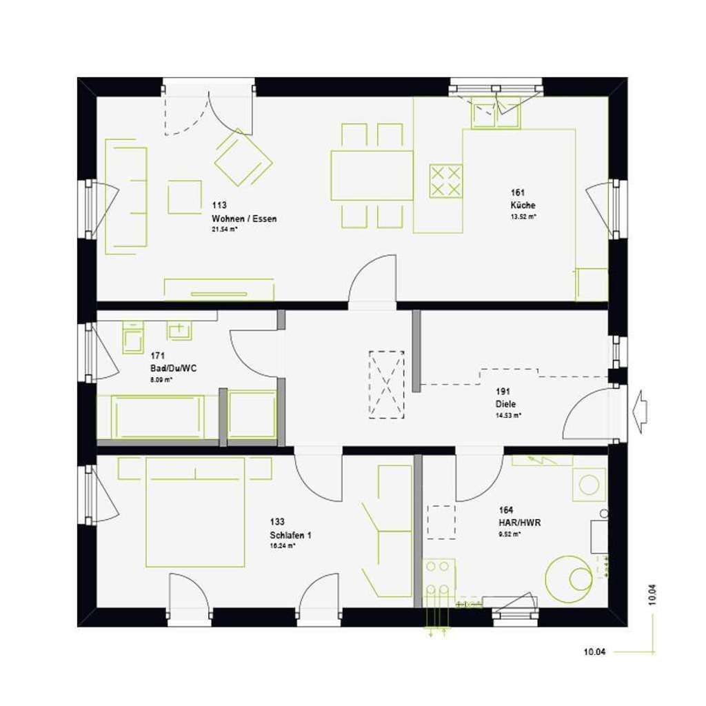 Immobilie in Lößnitz - Bungalow - Modernes Wohnen auf einer Ebene - Bild 0