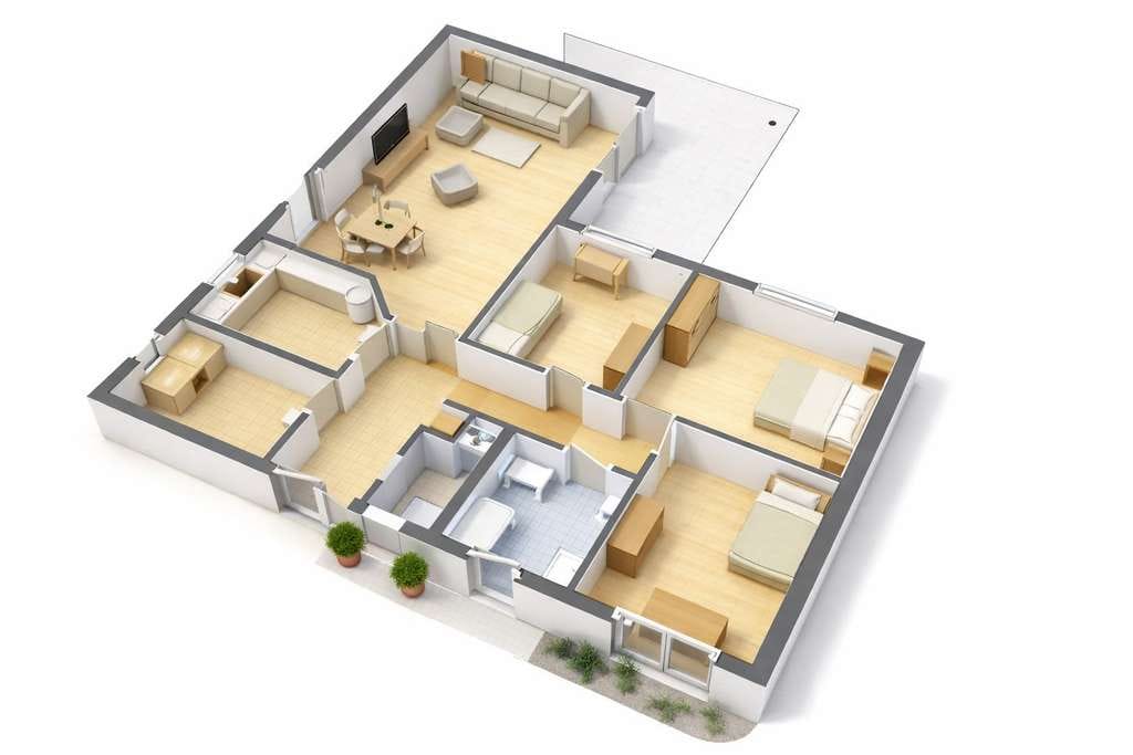 Immobilie in Seck - Großzügig leben: Der Bungalow-Traum inkl. Grundstück. - Bild 1