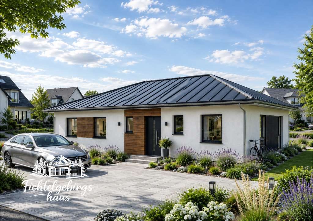 Immobilie in Meerbeck - Nachhaltiger Bungalow in Holzständerbauweise | KfW-40 | mit Wärmepumpe | schlüsselfertig - Bild 1