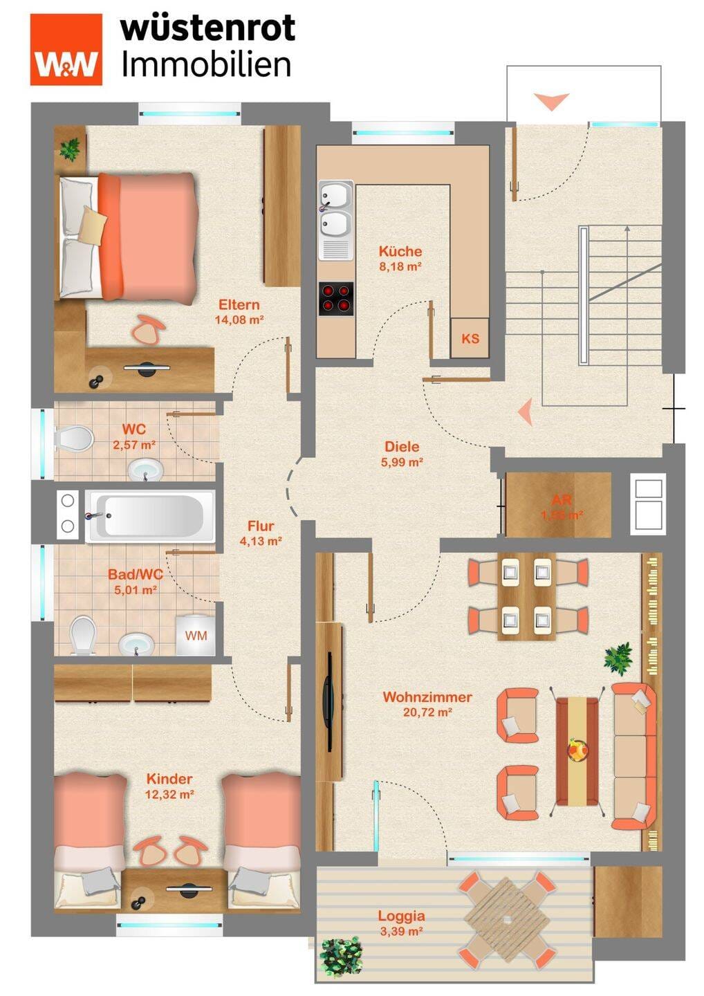 Immobilie in Selbitz - Sofort freie, umfassend renovierte 3 Zimmer Wohnung - Bild 2