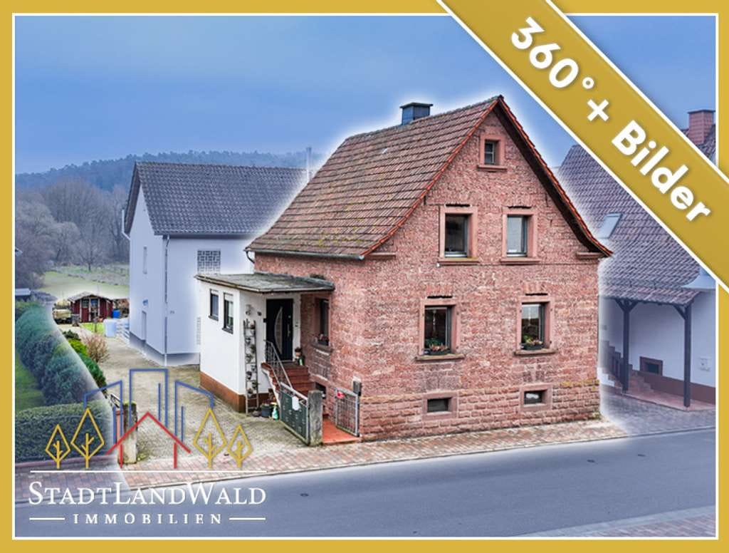 Immobilie in Hinterweidenthal - Modern renoviertes Sandsteinhaus mit Garten, Garage und Hof - sofort bezugsfertig - Bild 0