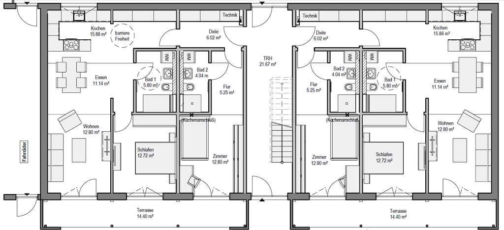 Immobilie in Wolkenstein - Top Kapitalanlage: Mehrfamilienhaus in Wolkenstein - Effizenzhaus 40 QNG - Bild 1