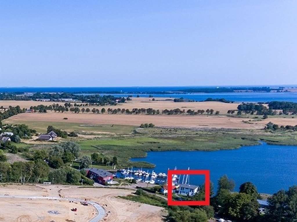 Immobilie in Poseritz - Wasser GST am Naturhafen m. eigenem Liegeplatz am Haus - Mod. FHS m. zwei 3-Zi.Etagenwohnungen - Bild 1