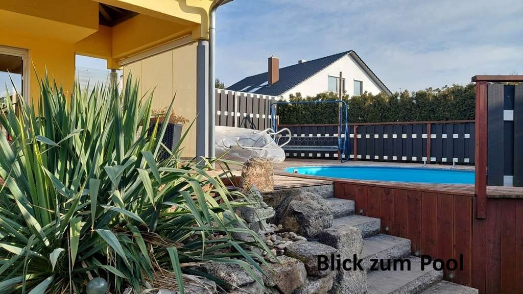 Immobilie in Rangendingen - Doppelhaushälfte mit  Terrasse, Carport, Gartenhaus, und Pool  - Bild 3