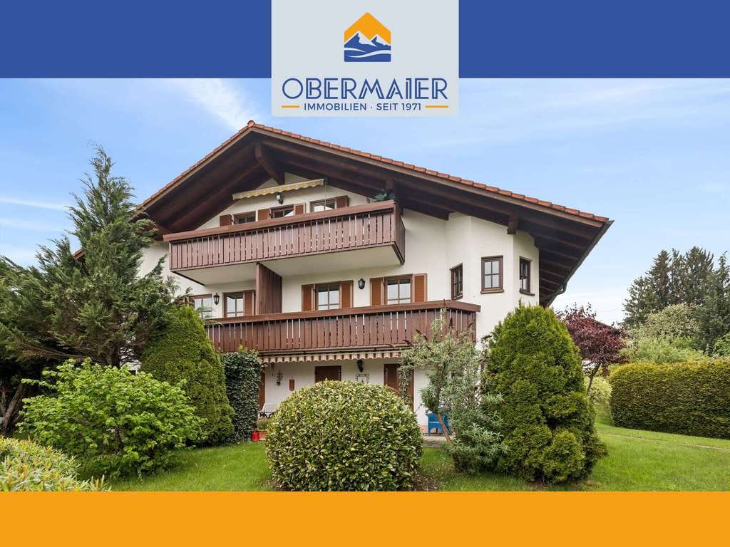 Immobilie in Bad Kohlgrub - HELLE 2-ZIMMER (FERIEN-)WOHNUNG MIT LANDHAUSCHARME, BALKON & BERGBLICK - Bild 0