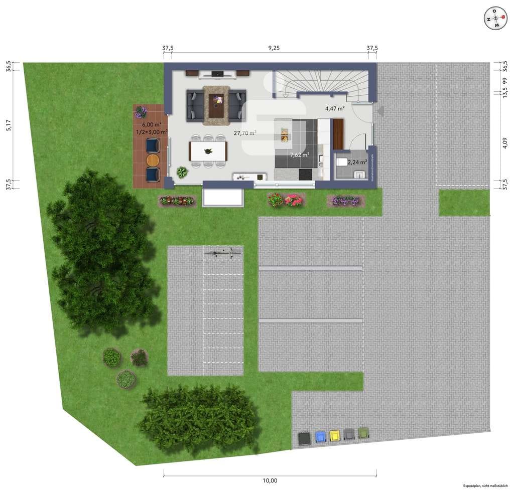 Immobilie in Krailling - KfW-40 Neubau-Reiheneckhaus – Die Zukunft kann kommen! - Bild 1