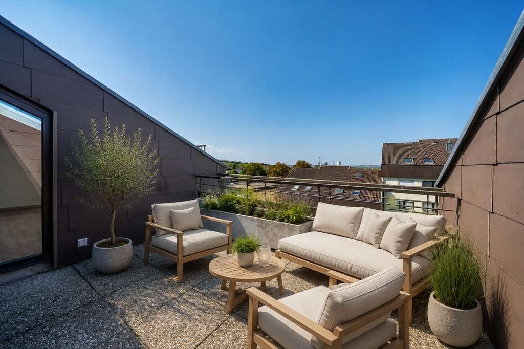 Immobilie in Neckarsulm - *Sonne, Weitblick und Wohnkomfort - Dachgeschosswohnung mit Aufzug* - Bild 0