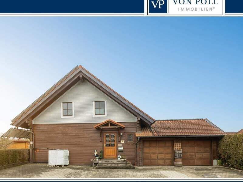 Immobilie in Kirchdorf an der Iller - Effizienzklasse B | Blockhaus mit Einliegerwohnung - Bild 0