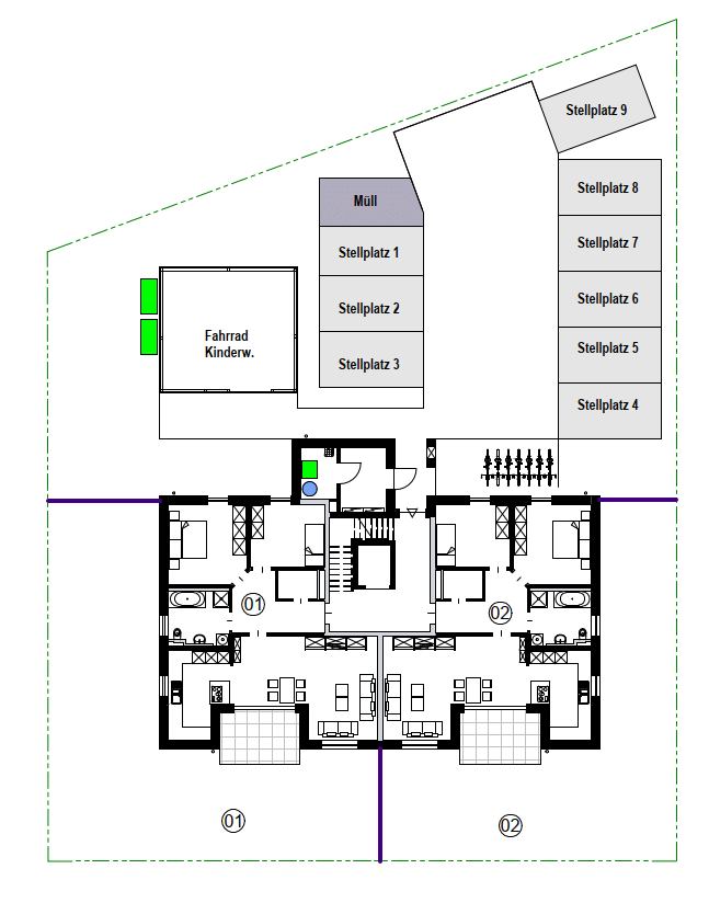 Immobilie in Vohenstrauß - NEUBAU - Eigentumswohnung | EH 40 QNG Förderung - Bild 3