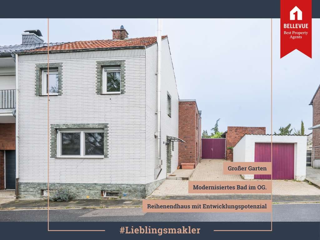Immobilie in Jülich - Charmantes Reihenendhaus mit großzügigem Garten & Entwicklungspotenzial - Bild 0