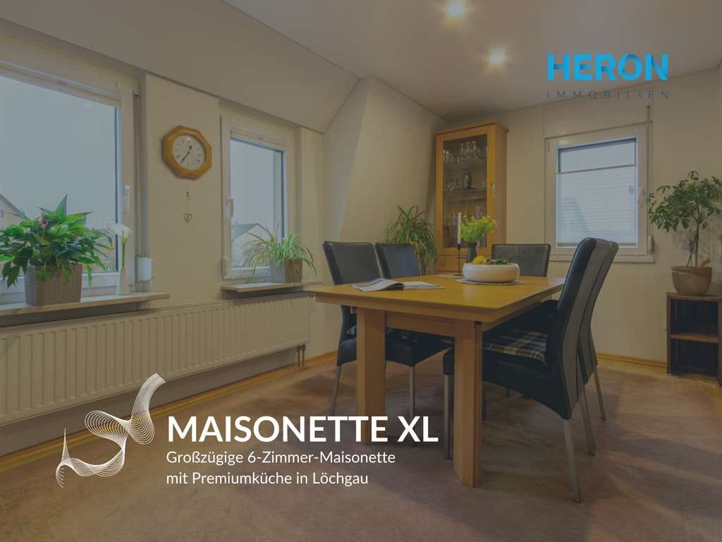 Immobilie in Löchgau - MAISONETTE XL - Großzügige 6-Zimmer-Maisonette mit Premiumküche in Löchgau - Bild 0