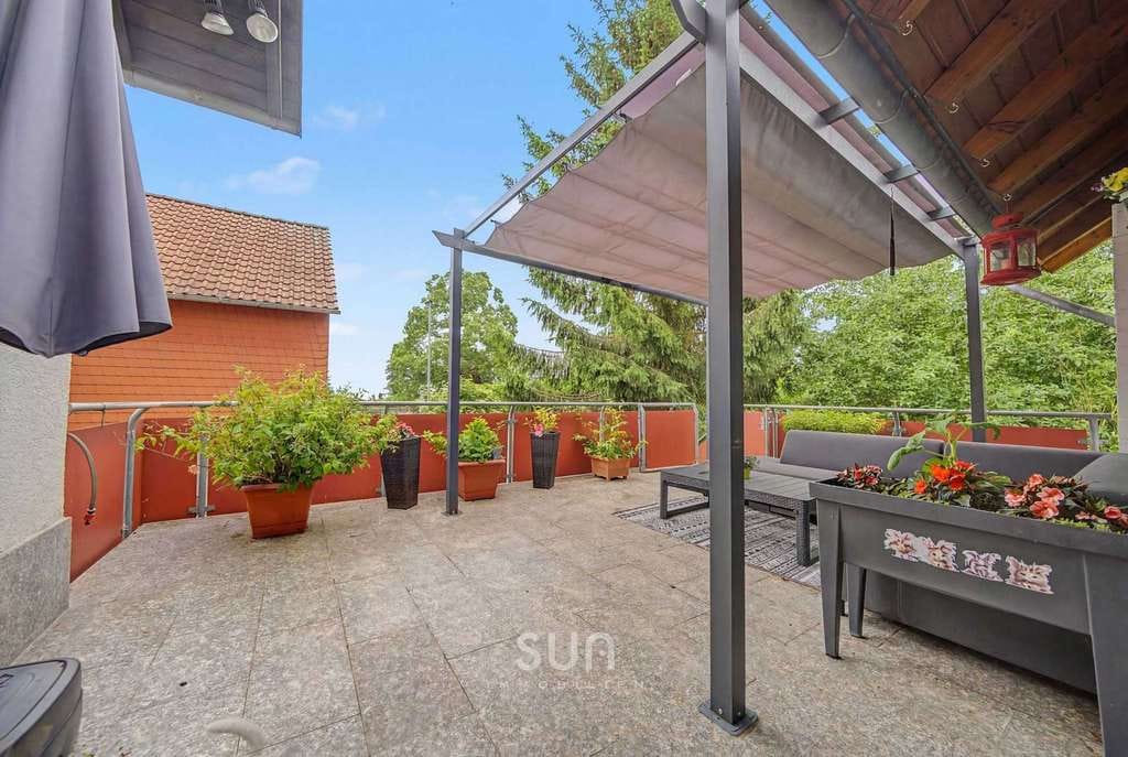 Immobilie in Butzbach - LANDLEBEN PUR IN BESTER FELDRANDLAGE! – Familienidyll mit Wintergarten, Weitblick und Natur - Bild 4