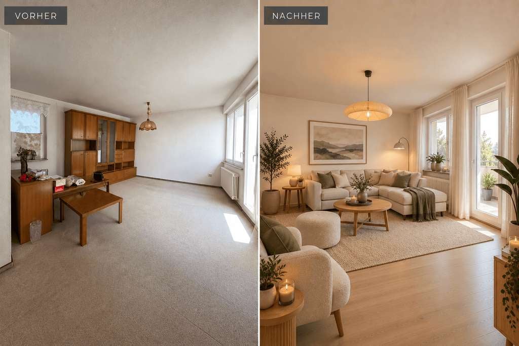 Immobilie in Waldenbuch - Barrierefreie 3-Zimmer-Wohnung mit 2 Balkonen & TG-Stellplatz in Waldenbuch - Bild 1