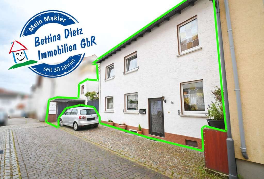 Immobilie in Groß-Umstadt - DIETZ: Gepflegtes Einfamilienhaus mit Nebengebäude, Keller und Stellplatzfläche in Groß-Umstadt! - Bild 0