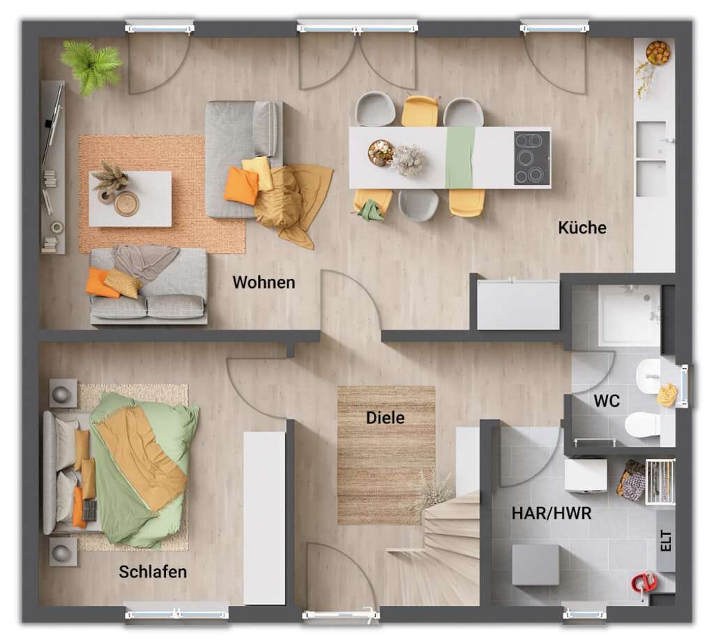 Immobilie in Reinhardshagen - Das variable Haus mit Wohlfühlgarantie in Reinhardshagen OT Veckerhagen - Einfach genießen... - Bild 4