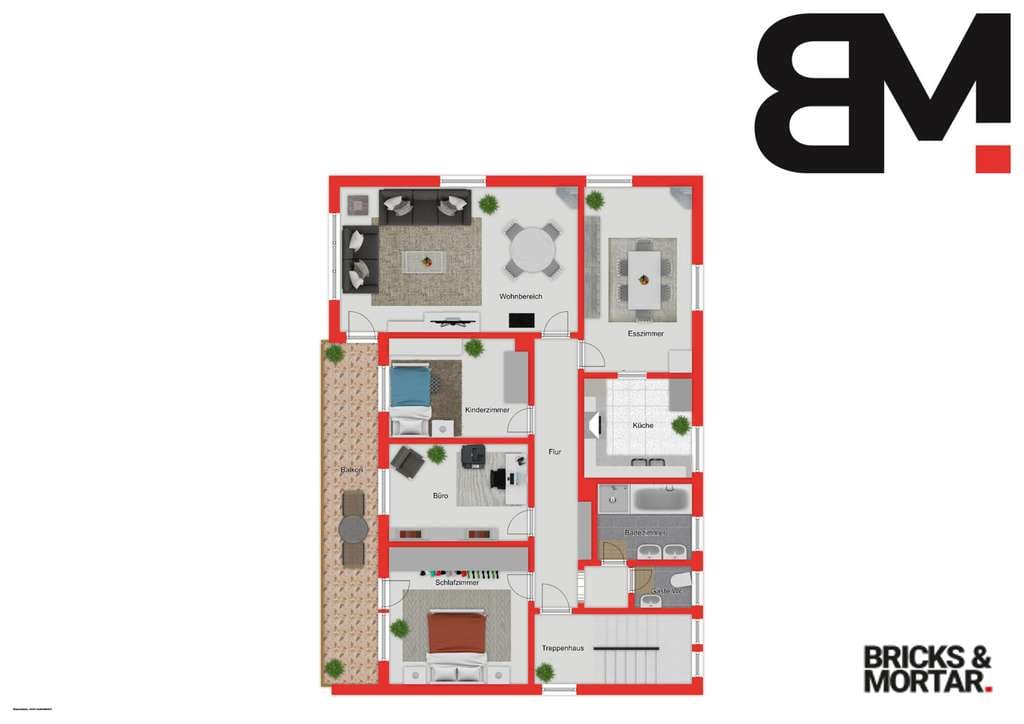 Immobilie in Röfingen - Helle 5-Zimmer-Wohnung mit Balkon – ideal für Eigennutzer oder Kapitalanleger - Bild 0