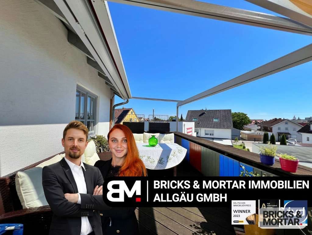 Immobilie in Kaufbeuren - Wohntraum über den Dächern von
Neugablonz! 6 Zimmer + viel Platz + Dachterrasse +
Doppelgarage und - Bild 0