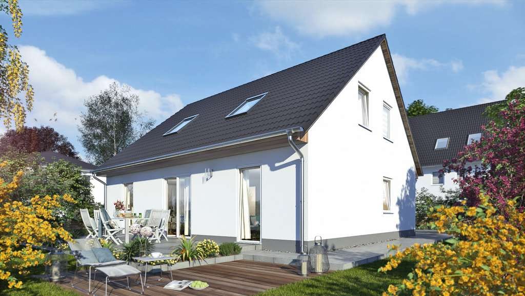 Immobilie in Bennhausen - Mitwachshaus massiv gebaut, Preis inkl. Grundstück - Bild 0