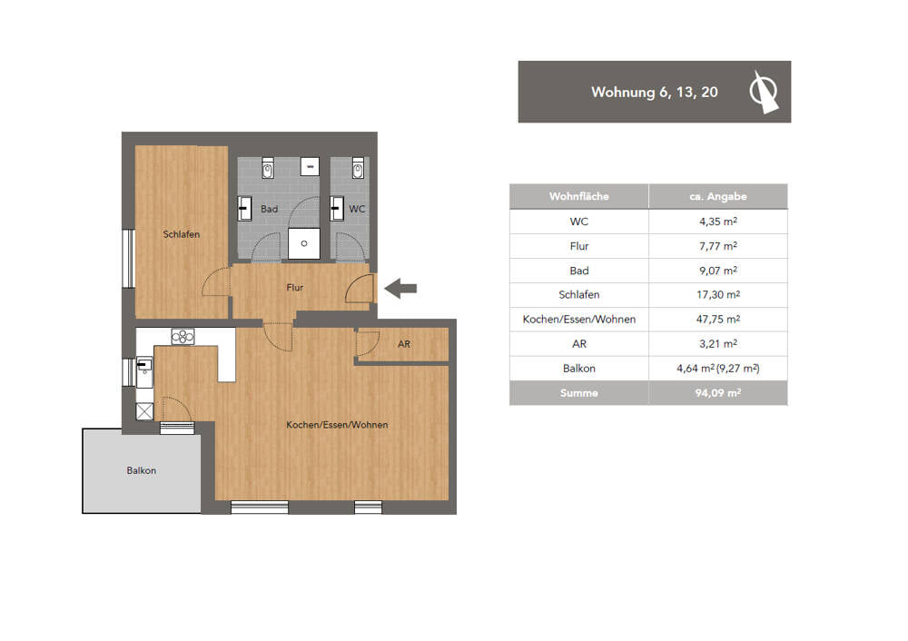 Immobilie in Untersiemau - NEUBAU - Eigentumswohnungen in Untersiemau! Moderne Wohnungen mit Terrasse/Balkon und Parkplatzmöglichkeit! - Bild 4
