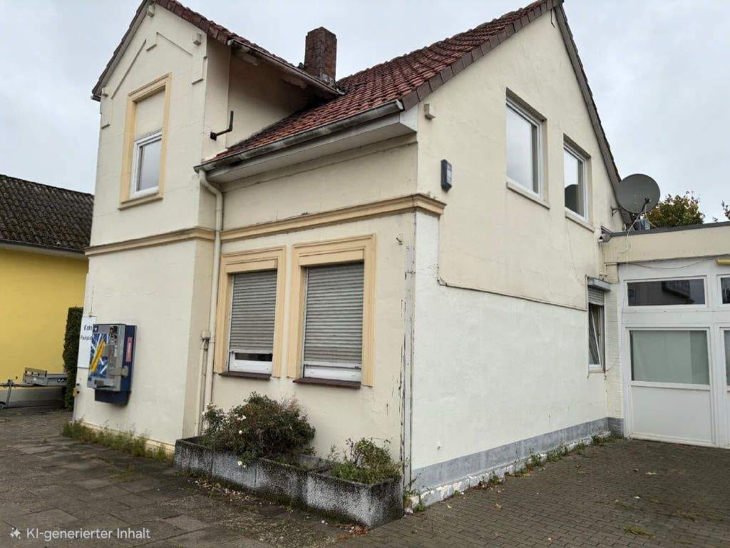Immobilie in Elmshorn - *Altbau-Zweifamilienhaus mit Renovierungsbedarf* *Mit Gewerbeteil im Anbau* - Bild 1