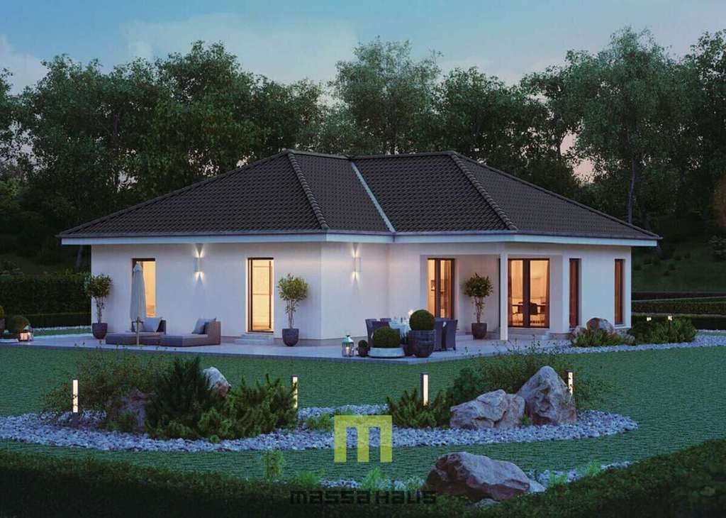 Immobilie in Kalkofen - Komfort auf einer Ebene: Moderner Bungalow mit Garten in Kalkofen - Bild 0