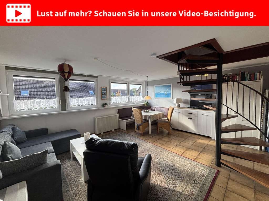 Immobilie in Wittmund - Ruhige Dachgeschosswohnung in Harlesiel-Carolinensiel - Bild 0