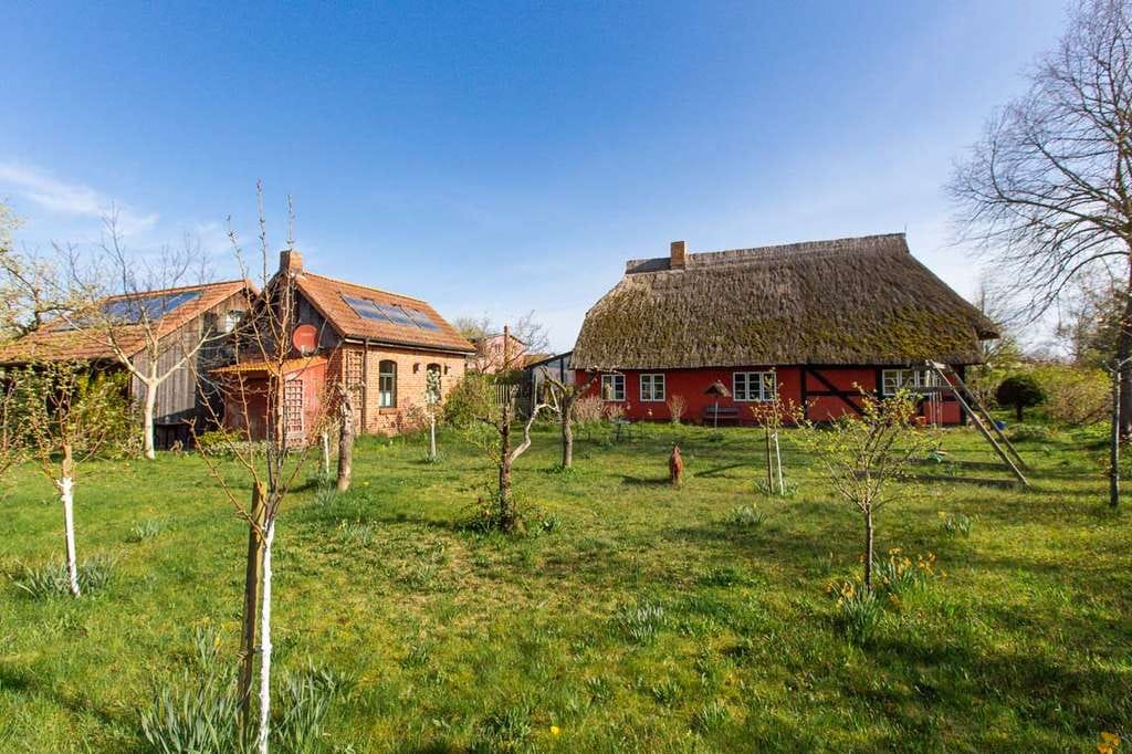 Immobilie in Dierhagen - Historisches Fischlandhaus mit 2 kleinen Ferienhäusern - Bild 1