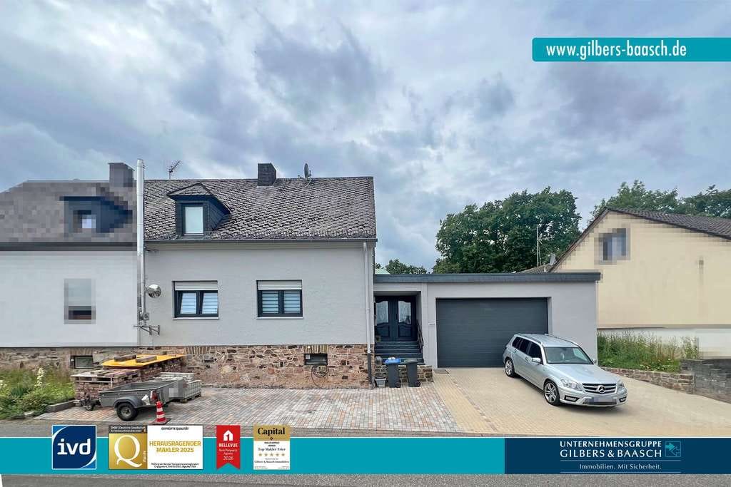 Immobilie in Hermeskeil - Renoviertes EFH mit neuwertiger Doppelgarage in idyllischer Wohnsiedlung nahe des Klosters - Bild 0