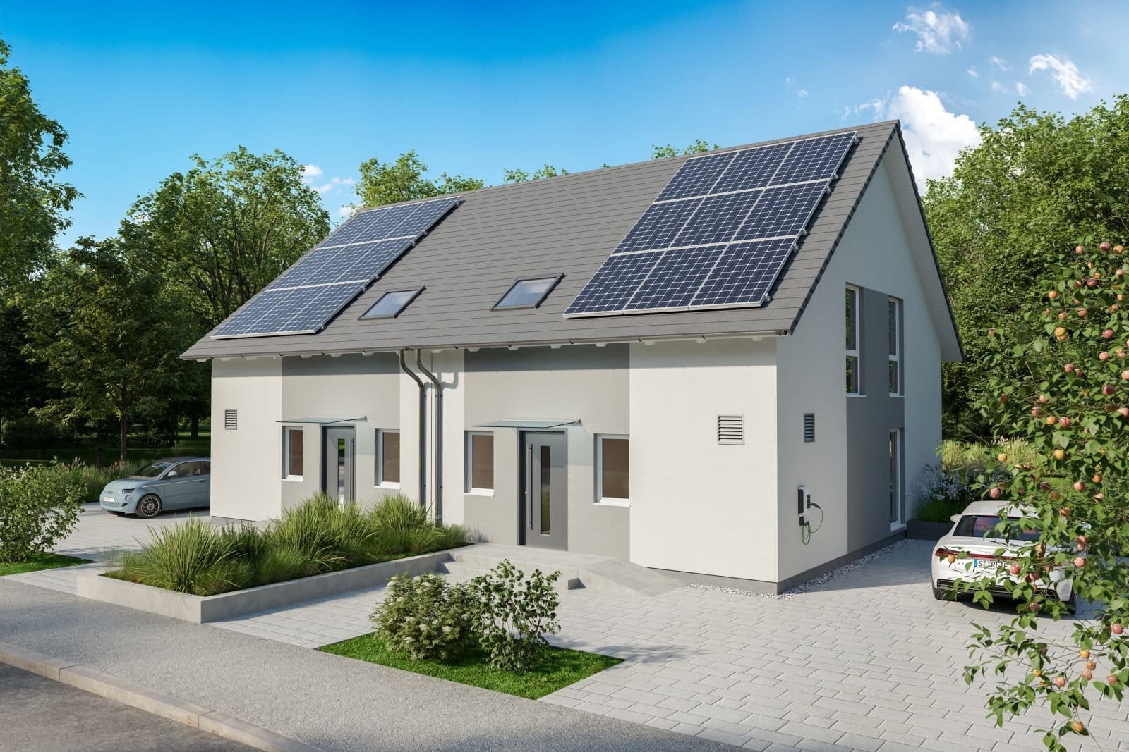 Immobilie in Nienstädt - ***Moderne Doppelhaushälfte rechts-Ihr Traumhaus wartet mit einer Klinkeraktion! ** - Bild 1