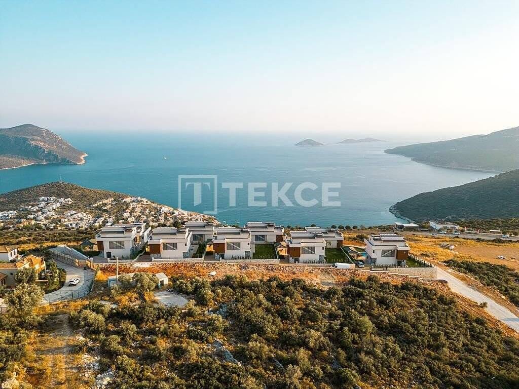 Immobilie in Paitzdorf - 4-Schlafzimmer-Villen mit Meerblick und privaten Pools in Kas Kalkan - Bild 1