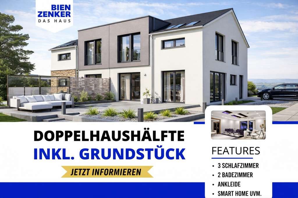 Immobilie in Umkirch - Neubau: Bauen Sie Ihre Doppelhaushälfte mit Grundstück in Umkirch - Jetzt anfragen !  - Bild 0