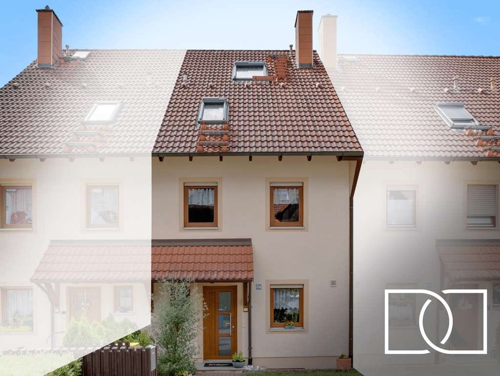 Immobilie in Bindlach - Energieeffizientes Raumwunder! Modernisiertes Reihenhaus mit Gemeinschaftsgarten in familiärer Lage - Bild 0
