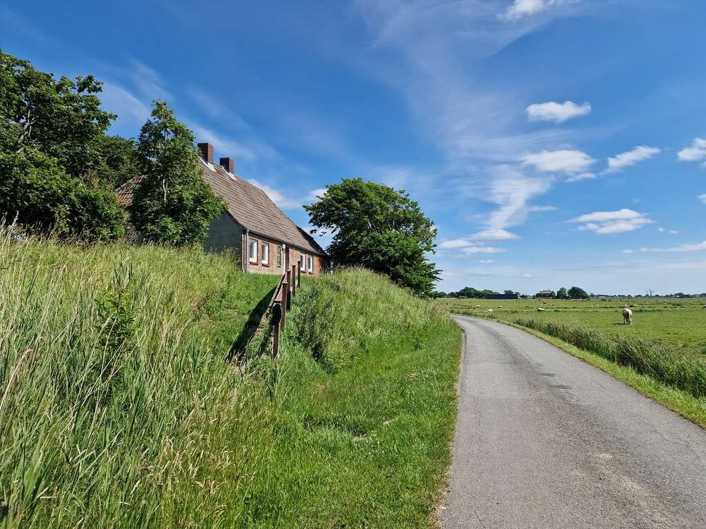 Immobilie in Westerhever - Kapitänsblick über die Marsch – seltene Hofstelle in Alleinlage in Westerhever - Bild 0
