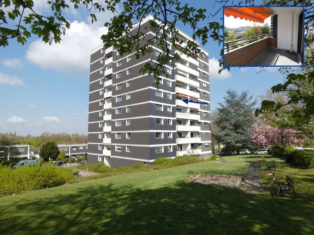 Immobilie in Heiligenhaus - 3- Zimmerwohnung mit schönem Ausblick, mit Sonnenloggia und 2 Stellplätzen - Bild 0