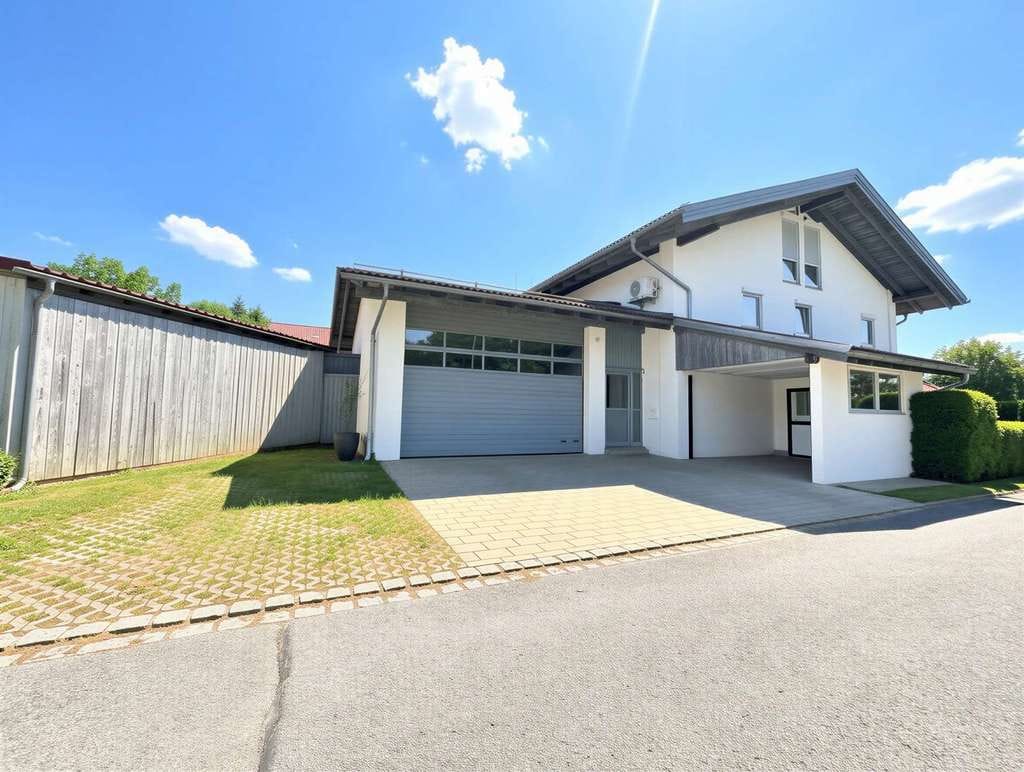 Immobilie in Grabenstätt - Viel Platz zu einem attraktiven Preis – Einfamilienhaus mit Wintergarten, ELW & Garten - Bild 1