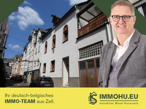 Immobilie in Zell (Mosel) - Gepflegtes ZFH mit zwei Ferienwohnungen in hochwasserfreien sowie ruhiger Lage in Zell - Bild 0