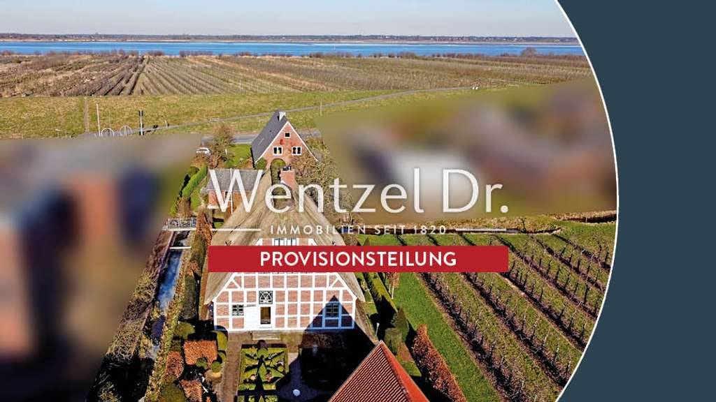 Immobilie in Grünendeich - Einzigartiges und komplett saniertes Fachwerk-Juwel zum Kauf in Grünendeich - Wentzel Dr. - Bild 0